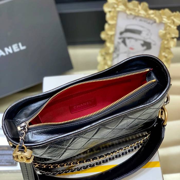 CHANEL 1582 配色 シルバー×ゴールド 斜め掛けバッグ 小 中 20×15×8cm サイズ:20×15×8cm