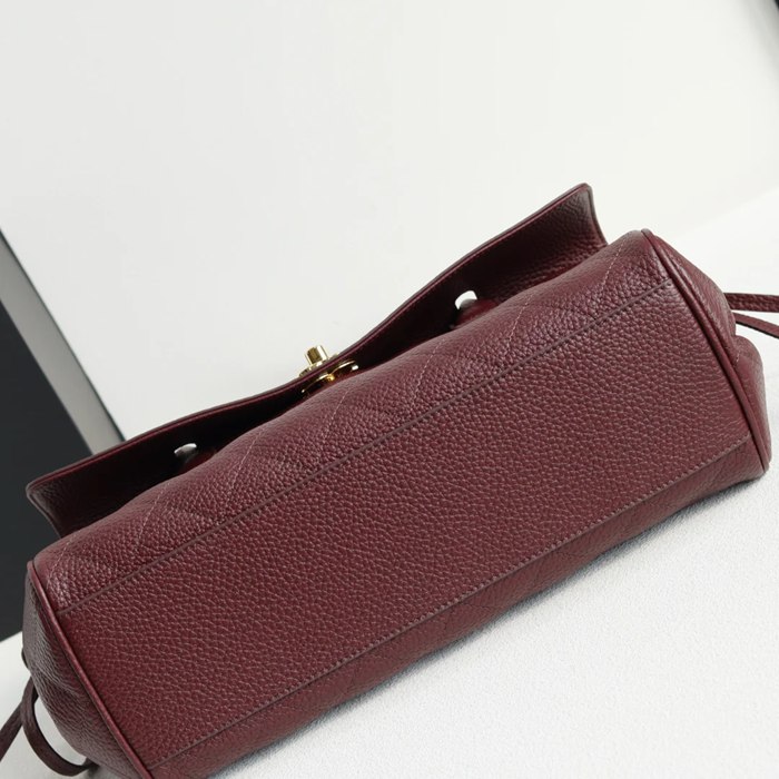 CHANEL AS6288 カーフレザー 荔枝紋 ショルダーバッグ クラシック ファッショナブル 30.5×15×11.5cm サイズ:30.5×15×11.5cm