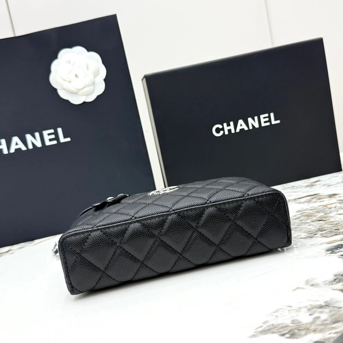 CHANEL AP4854 カーフレザー プレス シルバー×ゴールド 斜め掛けバッグ クラシック ファッショナブル 19.5×17×5cm サイズ:19.5×17×5cm