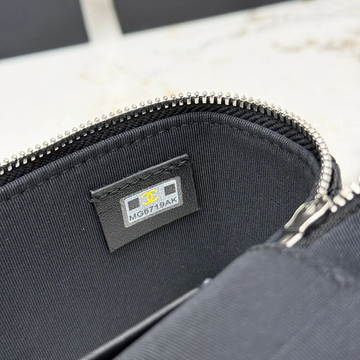 CHANEL AP4854 カーフレザー プレス シルバー×ゴールド 斜め掛けバッグ クラシック ファッショナブル 19.5×17×5cm サイズ:19.5×17×5cm