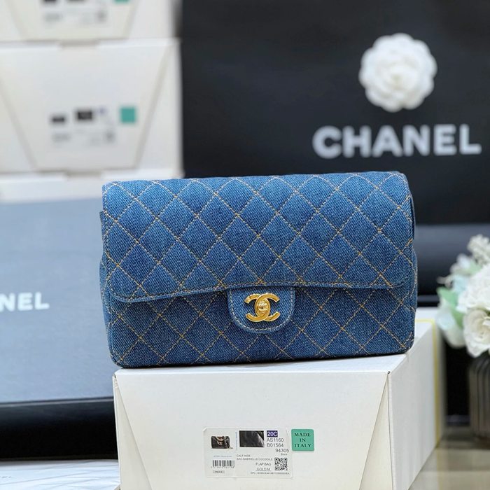 CHANEL AS6828 デニム リュックサック 有名人同款 クラシック 26×16×7cm サイズ:26×16×7cm