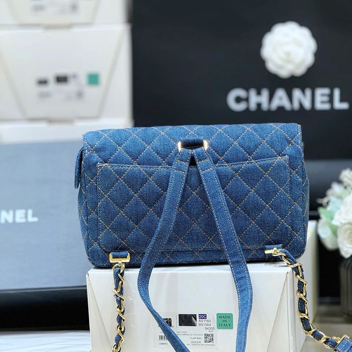 CHANEL AS6828 デニム リュックサック 有名人同款 クラシック 26×16×7cm サイズ:26×16×7cm