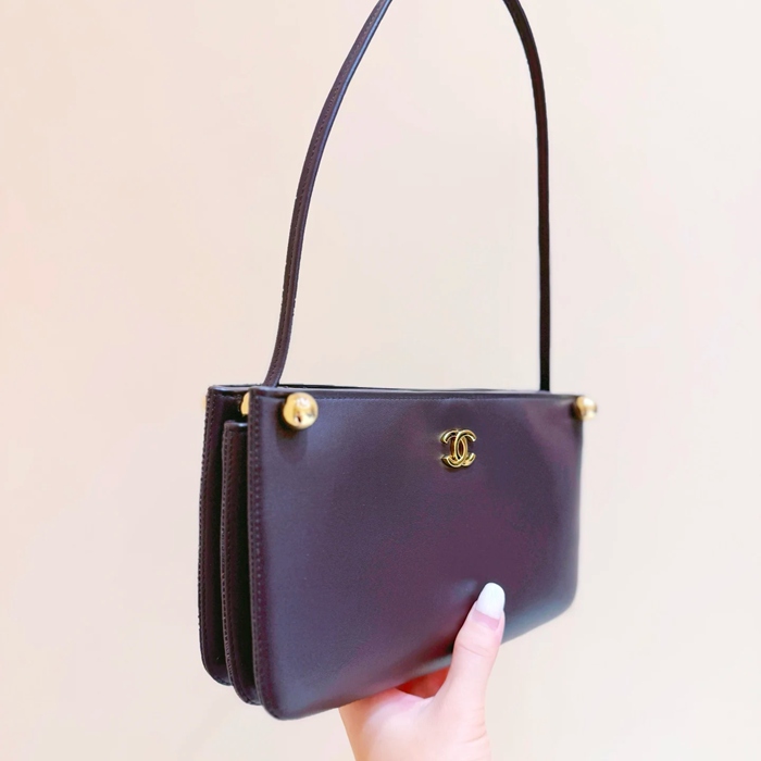 CHANEL AS6238 カーフレザー ショルダーバッグ 春夏 25×14×4cm サイズ:25×14×4cm
