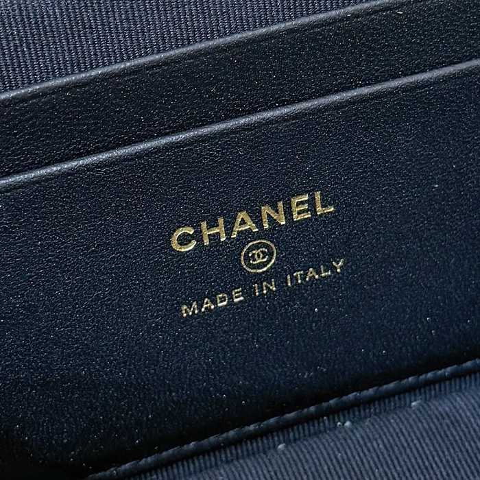 CHANEL AP5186 ラムレザー 配色 斜め掛けバッグ クラシック ヴィンテージ 19×14×5cm サイズ:19×14×5cm