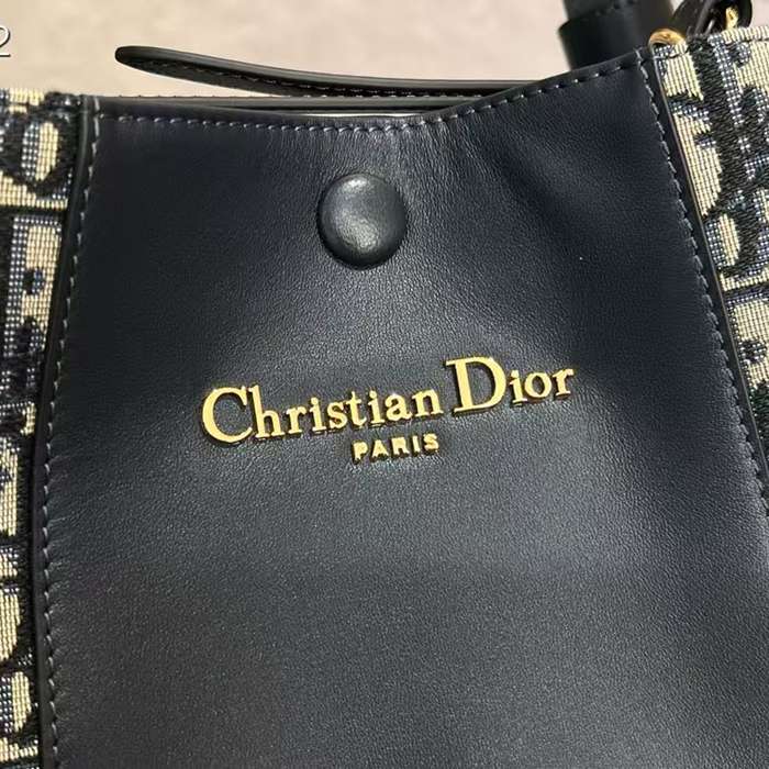 DIOR 2860 カーフレザー、レザー レター ブルー、ゴールド、ベージュ 斜め掛けバッグ、ショルダーバッグ、ハンドバッグ 新作 ヴィンテージ 21.0x19.0x11.0cm サイズ:21x19x11cm