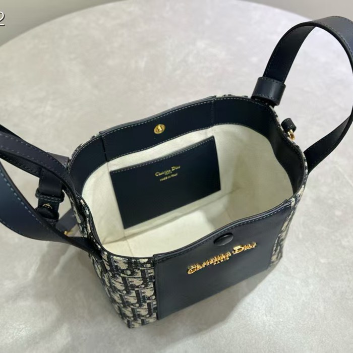 DIOR 2860 カーフレザー、レザー レター ブルー、ゴールド、ベージュ 斜め掛けバッグ、ショルダーバッグ、ハンドバッグ 新作 ヴィンテージ 21.0x19.0x11.0cm サイズ:21x19x11cm