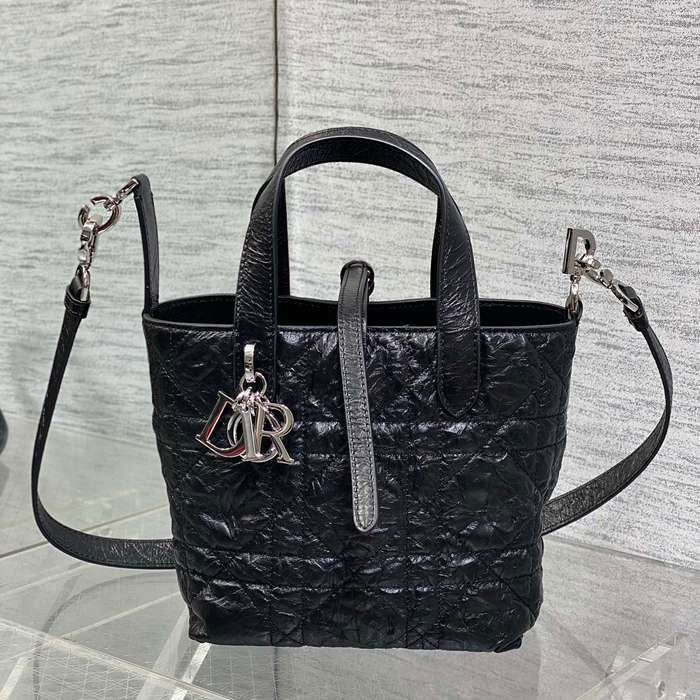 DIOR 2835 カーフレザー レター ショルダーバッグ 小 クラシック 18.0x16.0x12.0cm サイズ:18x16x12cm