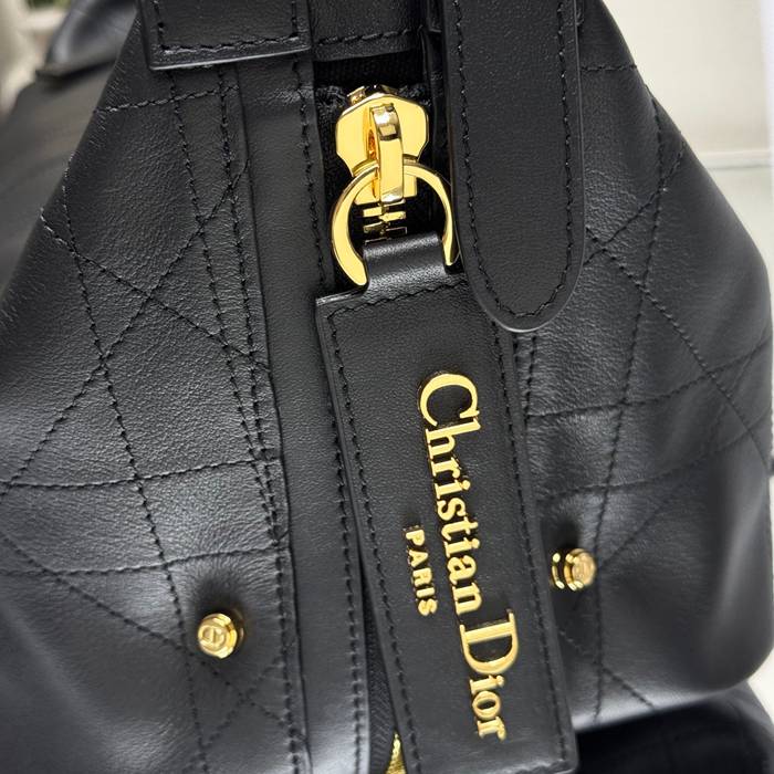 DIOR 2417 カーフレザー、レザー グレンチェック、レター ブラック、ゴールド、ベージュ 斜め掛けバッグ、ショルダーバッグ、ハンドバッグ 大 中 サイズ:33x16x15cm