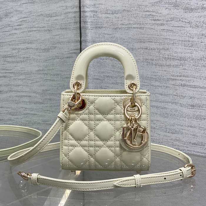 DIOR エナメル レター ブラック、ホワイト、レッド カードケース 12.0x10.0x5.0cm サイズ:12x10x5cm