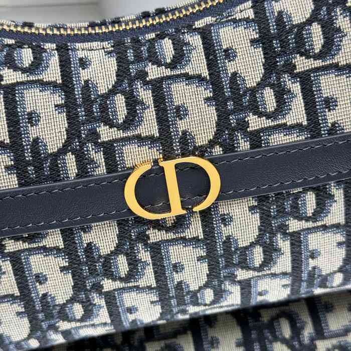 DIOR 2381 カーフレザー、レザー、オブリーク プリント、フラワー ブルー、ゴールド、ベージュ 斜め掛けバッグ、ショルダーバッグ ミニ 新作 サイズ:23x13cm