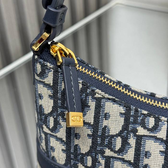 DIOR 2381 カーフレザー、レザー、オブリーク プリント、フラワー ブルー、ゴールド、ベージュ 斜め掛けバッグ、ショルダーバッグ ミニ 新作 サイズ:23x13cm