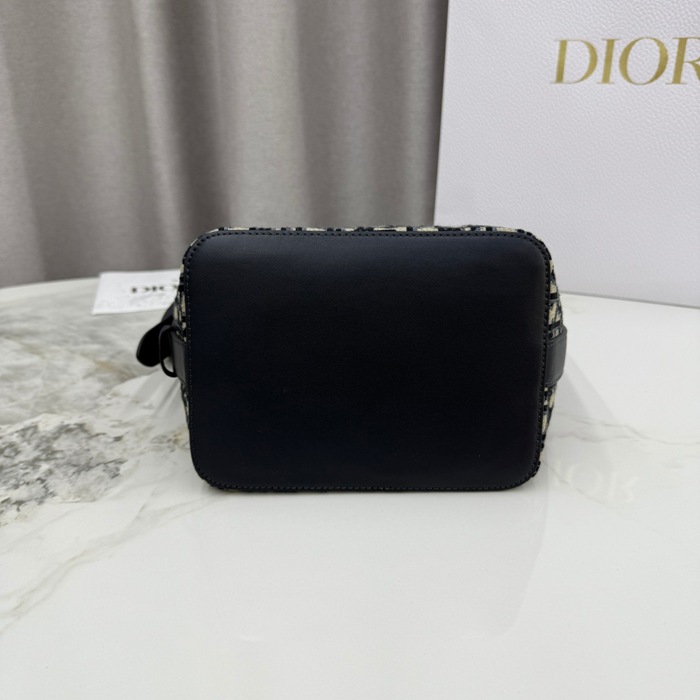DIOR 2854 カーフレザー、レザー、オブリーク プリント、レター、フラワー ブルー、ベージュ 斜め掛けバッグ、ショルダーバッグ、ハンドバッグ 小 新作 サイズ:24x20x15cm