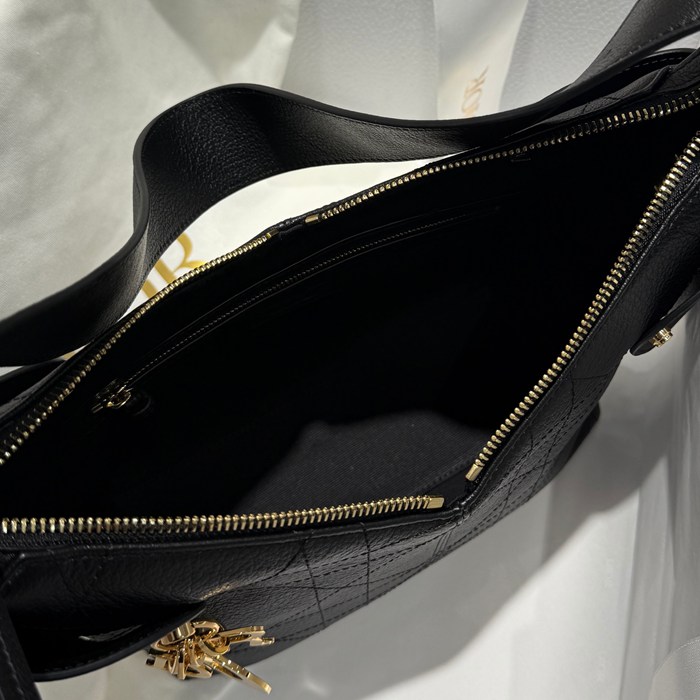 DIOR イエロー、ゴールド 脇下バッグ 小 22.0x15.0x9.5cm サイズ:22x15x9.5cm