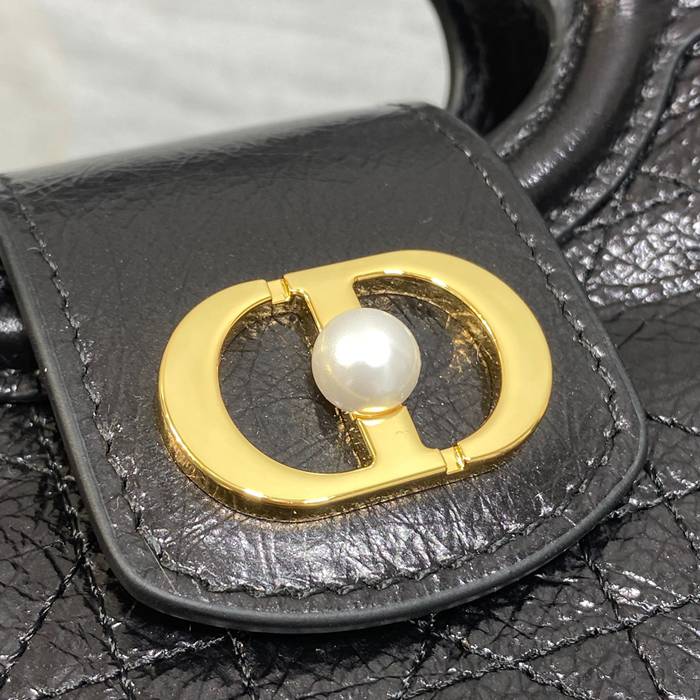 DIOR チェーン ブラック、レッド ハンドバッグ、チェーンバッグ ミニ 新作 18.5x13.0x8.5cm サイズ:18.5x13x8.5cm