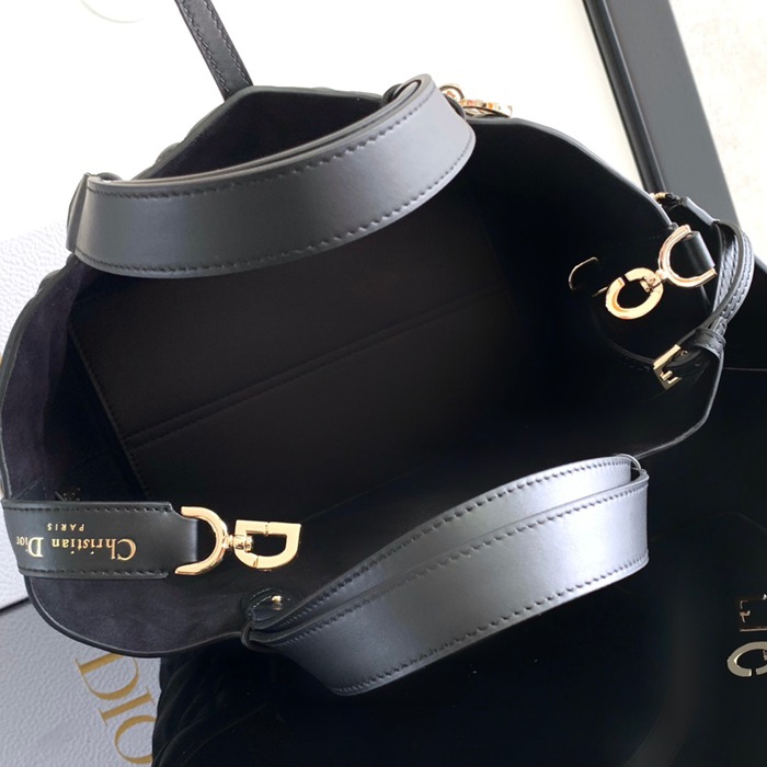 DIOR 2822 カーフレザー、レザー グレンチェック、刺繍、レター ブラック、ベージュ ハンドバッグ、ハンドバッグ、カードケース 小 新作 サイズ:23x14x12cm