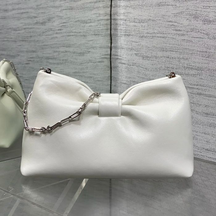 DIOR 0713 ラムレザー、カーフレザー、レザー リボン 斜め掛けバッグ、ハンドバッグ、チェーンバッグ 新作 26.0x16.0x10.0cm サイズ:26x16x10cm