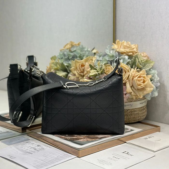 DIOR 1411 レター、パッチワーク ブラック、ゴールド ショルダーバッグ、ハンドバッグ 小 新作 28.0x24.0x8.0cm サイズ:28x24cm