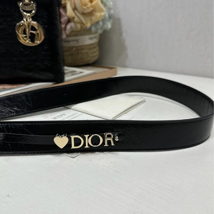 DIOR 0538 ブラック、ベージュ 斜め掛けバッグ、ショルダーバッグ、ハンドバッグ 小 ミニ 20.0x17.0x8.0cm サイズ:20x17cm