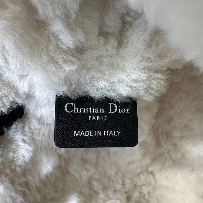 DIOR 1188 カーフレザー、レザー グレンチェック ブラック、ホワイト、グレー 斜め掛けバッグ、ハンドバッグ、ハンドバッグ 小 23.0x14.0x12.0cm サイズ:23x14x12cm