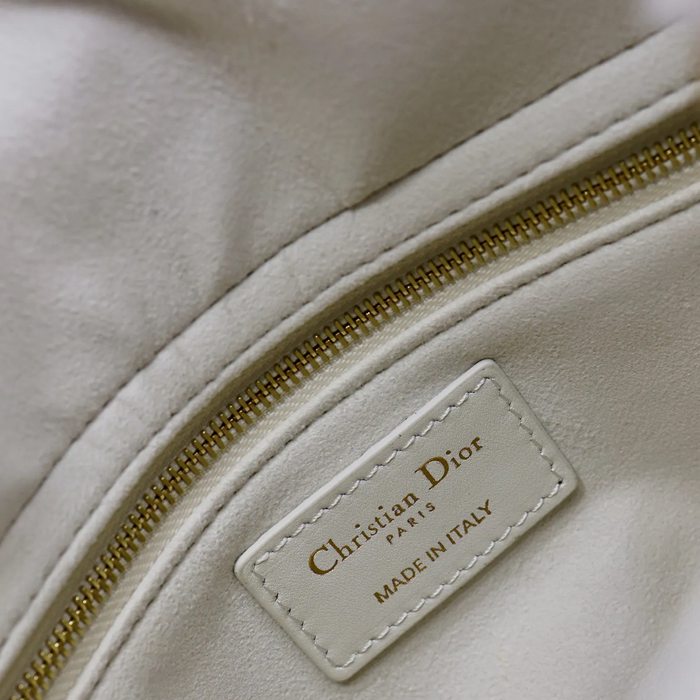 DIOR 0531 ラムレザー、スエード、レザー グレンチェック、レター、パッチワーク ブラック、ホワイト、ゴールド 斜め掛けバッグ、ショルダーバッグ、ハンドバッグ クラシック サイズ:20x16.5cm