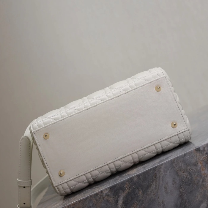 DIOR 0565 ラムレザー、スエード、レザー グレンチェック、レター、パッチワーク ブラック、ホワイト、ゴールド 斜め掛けバッグ、ショルダーバッグ、ハンドバッグ クラシック サイズ:24x20x11cm