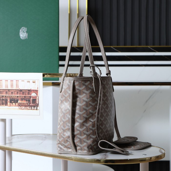 GOYARD 020660 レザー ハンドバッグ クラシック サイズ:28/20x20x10cm