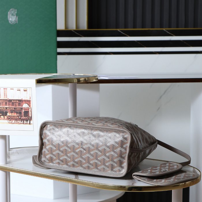 GOYARD 020660 レザー ハンドバッグ クラシック サイズ:28/20x20x10cm