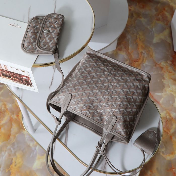 GOYARD 020660 レザー ハンドバッグ クラシック サイズ:28/20x20x10cm