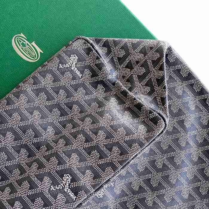 GOYARD 6603 キャンバス、レザー グレー ショルダーバッグ、ハンドバッグ サンルイ、ゴヤルディン、キャンバス 34x28x15cm サイズ:34x28x15cm