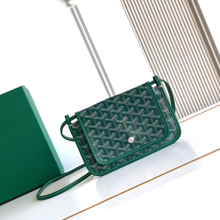 GOYARD 5509 グリーン 斜め掛けバッグ、封筒バッグ、ハンドバッグ 小 20.5x14x2.5cm サイズ:20.5x14x2.5cm