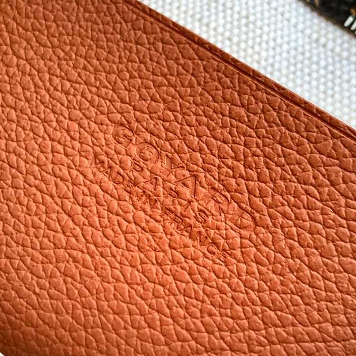 GOYARD 5509 ブラウン 斜め掛けバッグ、封筒バッグ、ハンドバッグ 小 20.5x14x2.5cm サイズ:20.5x14x2.5cm