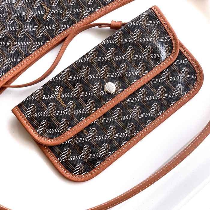 GOYARD S5502 ブラウン ショルダーバッグ、トートバッグ、流浪バッグ サンルイ 42x27x15cm サイズ:42x27x15cm