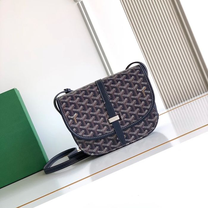 GOYARD 9202 ブルー、ネイビー 斜め掛けバッグ、ハンドバッグ 小 22x16cm サイズ:22x16cm