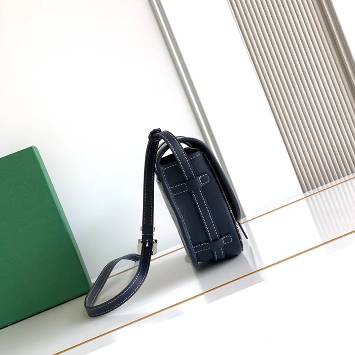 GOYARD 9202 ブルー、ネイビー 斜め掛けバッグ、ハンドバッグ 小 22x16cm サイズ:22x16cm