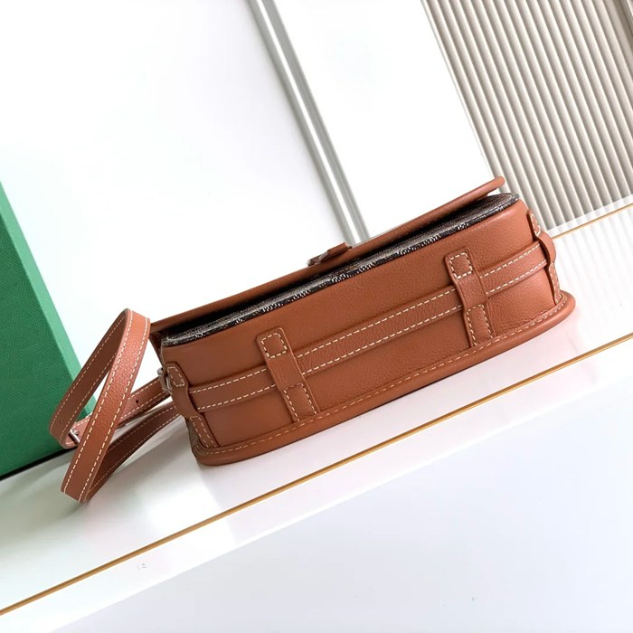 GOYARD 9202 ブラウン 斜め掛けバッグ、ハンドバッグ 小 22x16cm サイズ:22x16cm