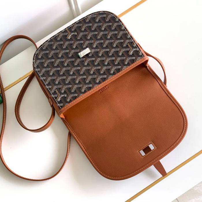 GOYARD 9202 ブラウン 斜め掛けバッグ、ハンドバッグ 小 22x16cm サイズ:22x16cm