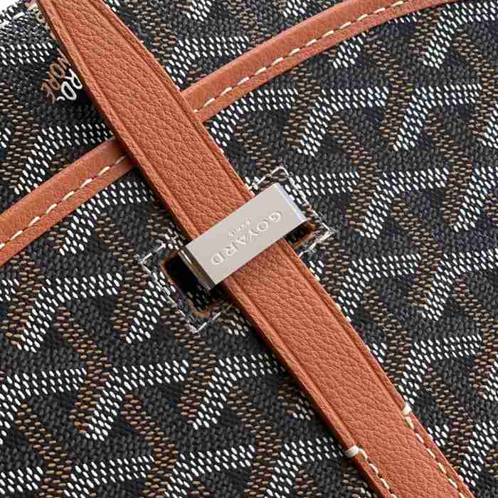 GOYARD 9202 ブラウン 斜め掛けバッグ、ハンドバッグ 小 22x16cm サイズ:22x16cm
