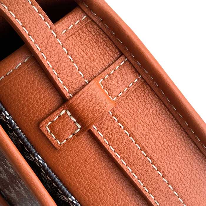 GOYARD 9202 ブラウン 斜め掛けバッグ、ハンドバッグ 小 22x16cm サイズ:22x16cm