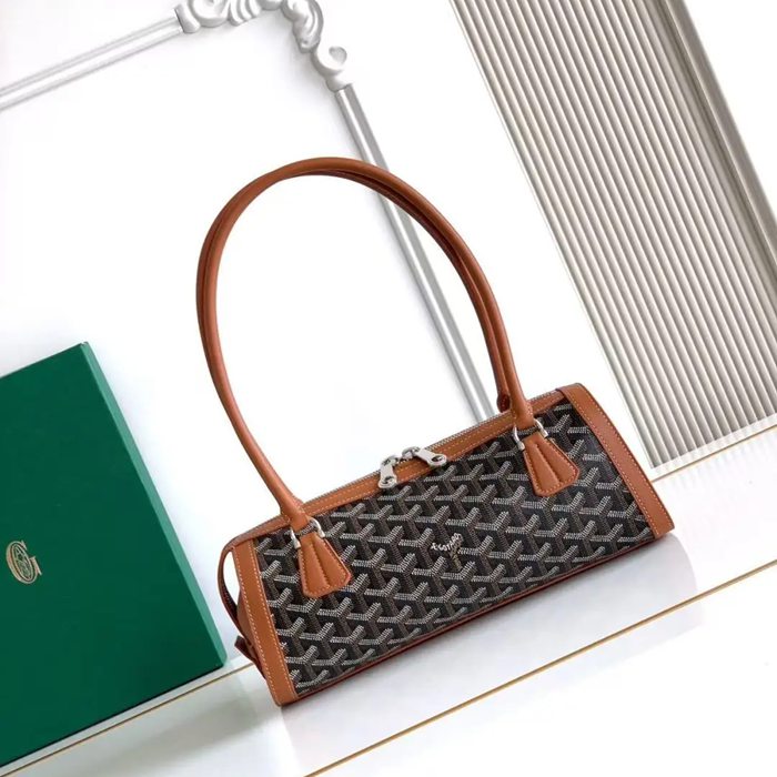 GOYARD 020223 レザー ショルダーバッグ、リュックサック、ハンドバッグ レザー サイズ:34×28×15cm