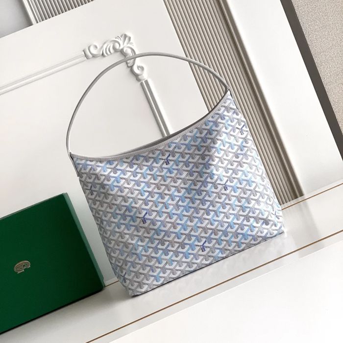 GOYARD 5502 レザー ショルダーバッグ、流浪バッグ、ハンドバッグ レザー、小 サイズ:42x27x15cm