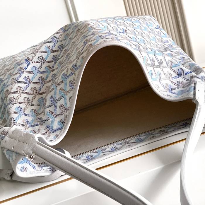 GOYARD 5502 レザー ショルダーバッグ、流浪バッグ、ハンドバッグ レザー、小 サイズ:42x27x15cm