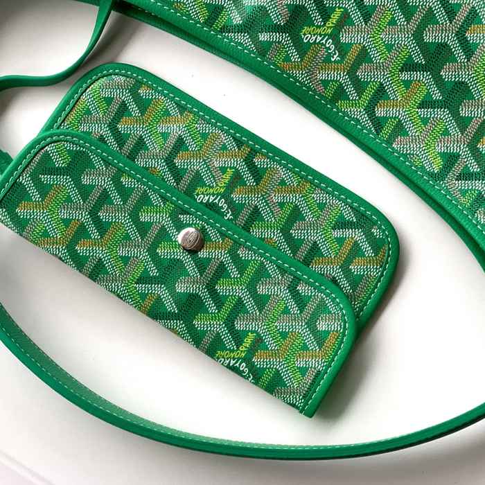 GOYARD 5502 レザー ショルダーバッグ、流浪バッグ、ハンドバッグ レザー、小 サイズ:42x27x15cm