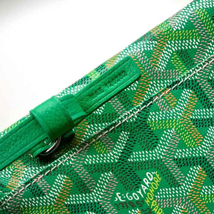 GOYARD 5502 レザー ショルダーバッグ、流浪バッグ、ハンドバッグ レザー、小 サイズ:42x27x15cm