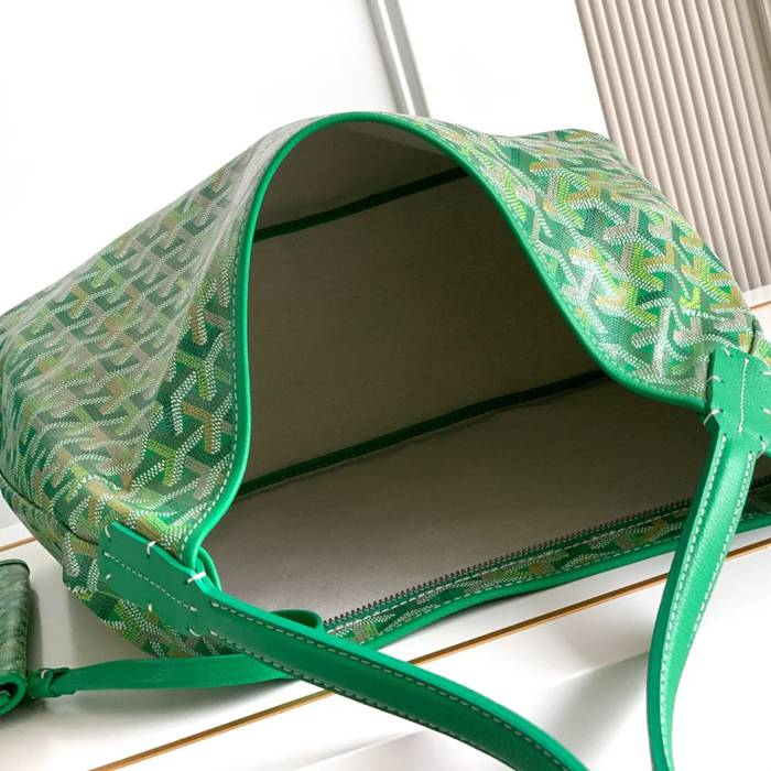 GOYARD 5502 レザー ショルダーバッグ、流浪バッグ、ハンドバッグ レザー、小 サイズ:42x27x15cm