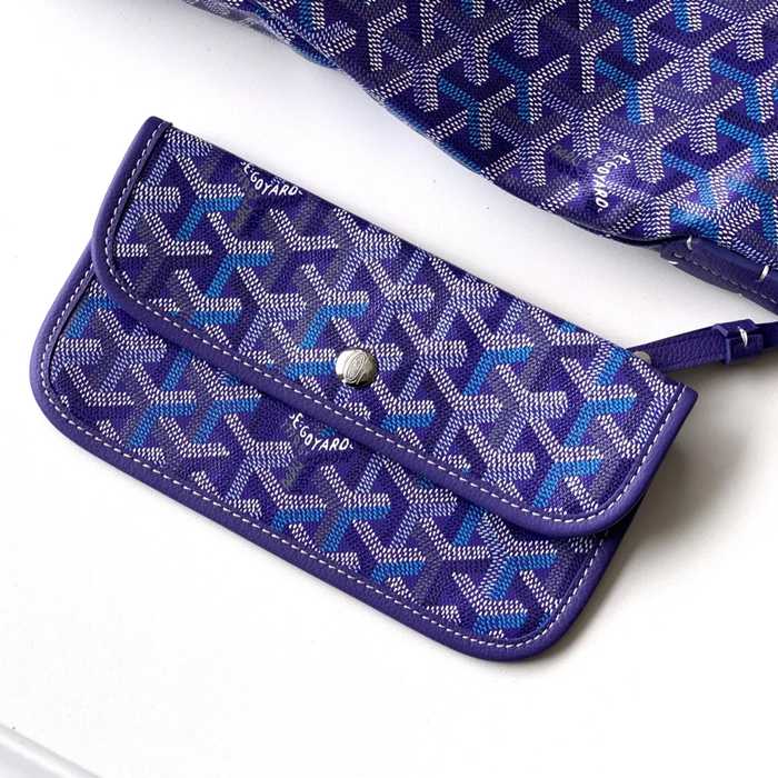 GOYARD 5502 レザー ショルダーバッグ、流浪バッグ、ハンドバッグ レザー、小 サイズ:42x27x15cm