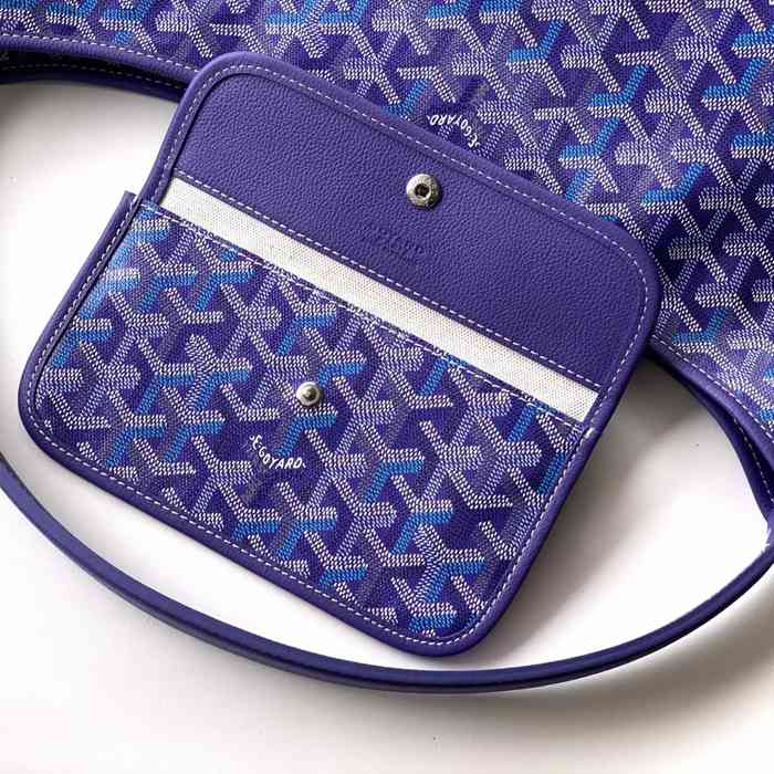 GOYARD 5502 レザー ショルダーバッグ、流浪バッグ、ハンドバッグ レザー、小 サイズ:42x27x15cm
