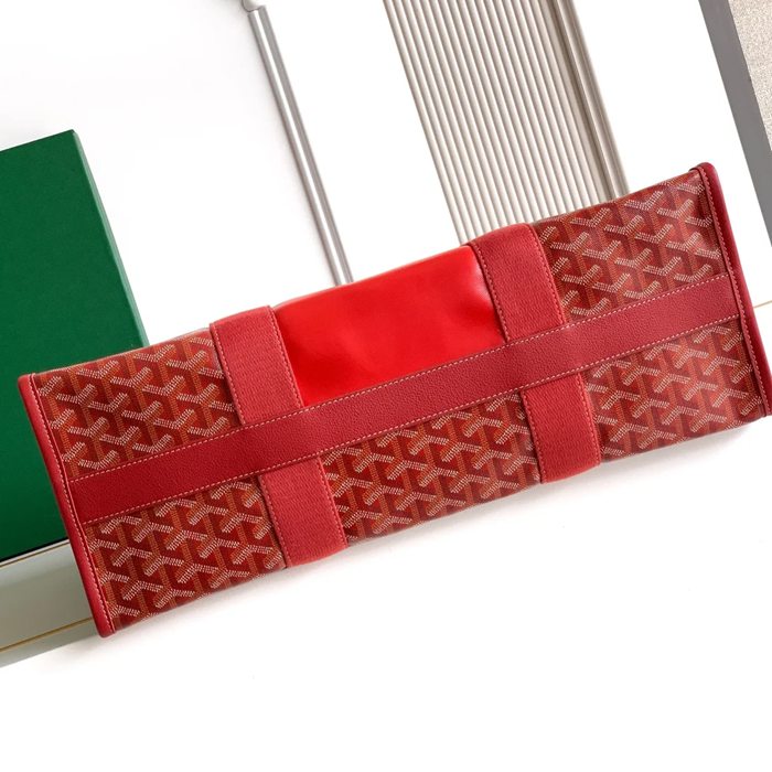 GOYARD 020220 キャンバス レッド ショルダーバッグ、ハンドバッグ、トートバッグ キャンバス 45x32x15cm サイズ:45x32x15cm