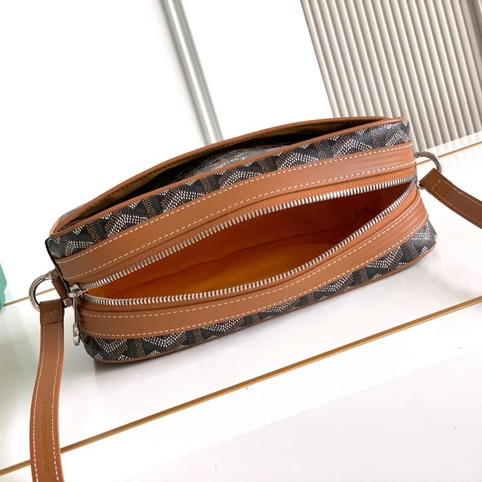 GOYARD 8304 ブラウン 斜め掛けバッグ、ハンドバッグ、ハンドバッグ クラシック 22x13x6.5cm サイズ:22x13x6.5cm