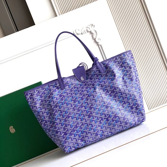 GOYARD 6603 キャンバス、レザー ショルダーバッグ、ハンドバッグ キャンバス、レザー、大 サイズ:47/34×27×14cm