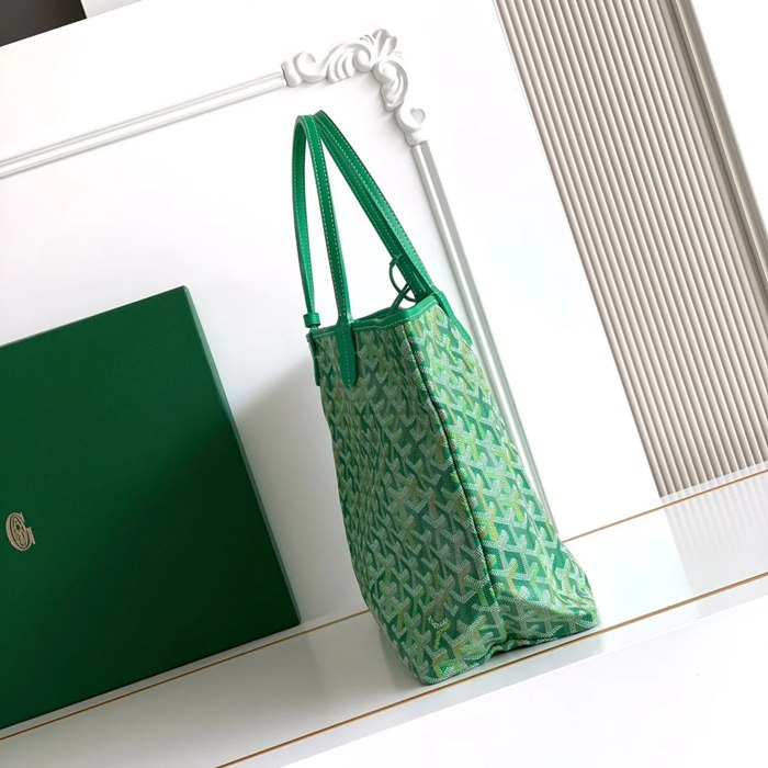 GOYARD 6603 キャンバス、レザー ショルダーバッグ、ハンドバッグ キャンバス、レザー、大 サイズ:47/34×27×14cm